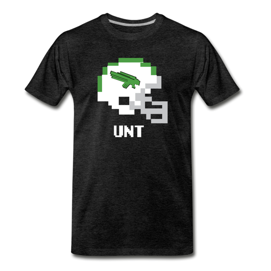 Tecmo Bowl | University Of North Texas Classic Logo White - charcoal gray