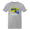 Tecmo Bowl | Pitt Classic Logo - heather gray