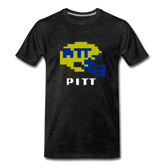 Tecmo Bowl | Pitt Classic Logo - charcoal gray