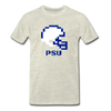 Tecmo Bowl | Penn State Classic Logo - heather oatmeal