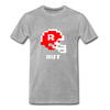 Tecmo Bowl | Rutgers Classic Logo - heather gray