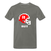 Tecmo Bowl | Rutgers Classic Logo - asphalt gray