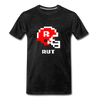 Tecmo Bowl | Rutgers Classic Logo - charcoal gray