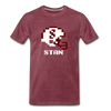 Tecmo Bowl | Stanford Classic Logo - heather burgundy