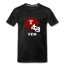  Tecmo Bowl | Temple Classic Logo - charcoal gray