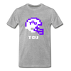 Tecmo Bowl | TCU Classic Logo - heather gray