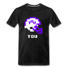 Tecmo Bowl | TCU Classic Logo - charcoal gray