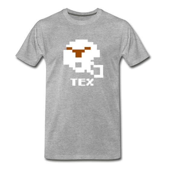 Tecmo Bowl | Texas Classic Logo - heather gray