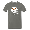 Tecmo Bowl | Texas Classic Logo - asphalt gray