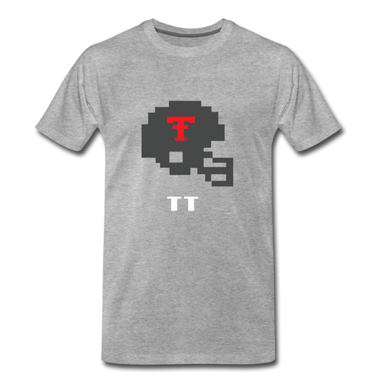 Tecmo Bowl | Texas Tech Classic Logo - heather gray