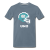 Tecmo Bowl | UNC Classic Logo - steel blue