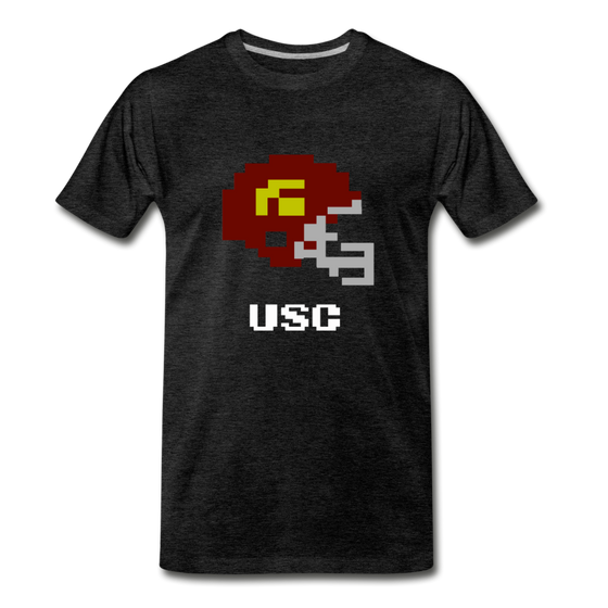 Tecmo Bowl | USC Classic Logo - charcoal gray