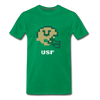 Tecmo Bowl | USF Classic Logo - kelly green