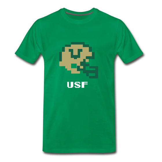 Tecmo Bowl | USF Classic Logo - kelly green