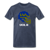 Tecmo Bowl | UCLA Classic Logo - heather blue