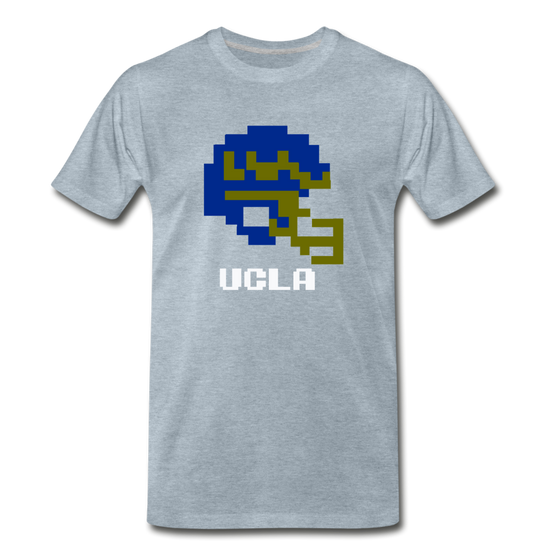 Tecmo Bowl | UCLA Classic Logo - heather ice blue