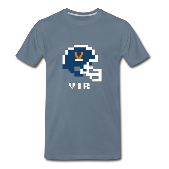 Tecmo Bowl | Virginia Classic Logo - steel blue