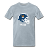 Tecmo Bowl | Virginia Classic Logo - heather ice blue