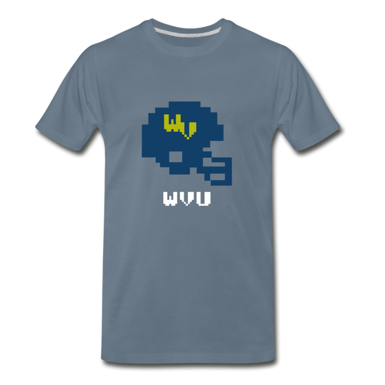 Tecmo Bowl | West Virginia Classic Logo - steel blue