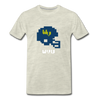 Tecmo Bowl | West Virginia Classic Logo - heather oatmeal