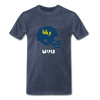 Tecmo Bowl | West Virginia Classic Logo - heather blue