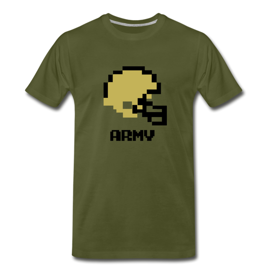 Tecmo Bowl | Army Classic Logo Color - olive green