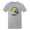 Tecmo Bowl | Army Distressed Logo Color - heather gray