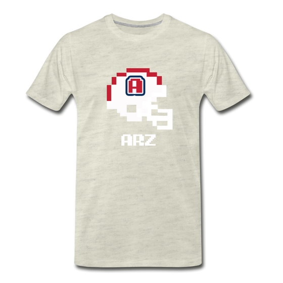 Tecmo Bowl | Arizona U Classic Logo - heather oatmeal