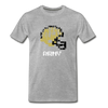 Tecmo Bowl | Army Distressed Logo - heather gray