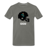 Tecmo Bowl | Coastal Carolina Classic Logo - asphalt gray