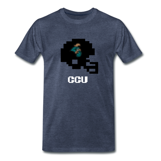 Tecmo Bowl | Coastal Carolina Classic Logo - heather blue