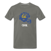 Tecmo Bowl | CAL Distress Logo - asphalt gray