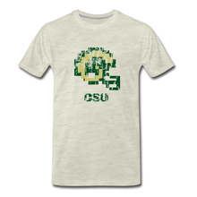  Tecmo Bowl | Colorado State Distressed Logo Color - heather oatmeal