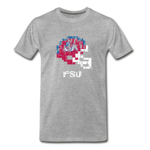  Tecmo Bowl | Fresno State Distressed Logo - heather gray