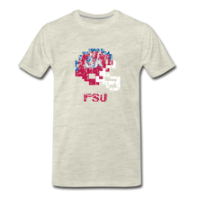  Tecmo Bowl | Fresno State Distressed Logo Color - heather oatmeal