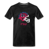 Tecmo Bowl | Fresno State Distressed Logo Color - charcoal gray