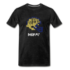 Tecmo Bowl | Navy Distressed Logo - charcoal gray