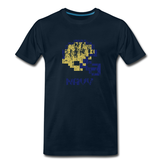 Tecmo Bowl | Navy Distressed Logo Color - deep navy
