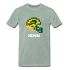 Tecmo Bowl | North Dakota St Classic Logo - steel green