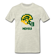  Tecmo Bowl | North Dakota St Classic Logo Color - heather oatmeal