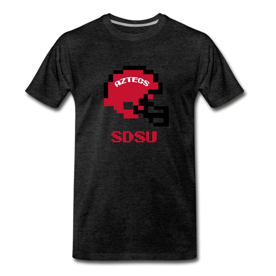 Tecmo Bowl | San Diego St Classic Logo Color - charcoal gray