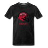 Tecmo Bowl | San Diego St Distressed Logo Color - charcoal gray