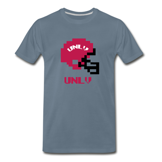 Tecmo Bowl | UNLV Classic Logo Color - steel blue