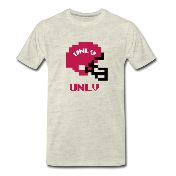 Tecmo Bowl | UNLV Classic Logo Color - heather oatmeal