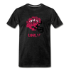 Tecmo Bowl | UNLV Distressed Logo Color - charcoal gray