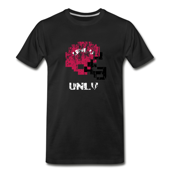 Tecmo Bowl | UNLV Distressed Logo - black