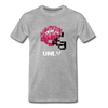 Tecmo Bowl | UNLV Distressed Logo - heather gray