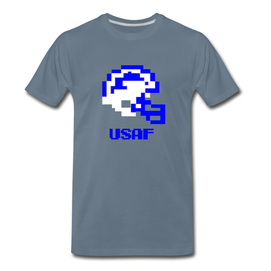 Tecmo Bowl | Air Force Classic Logo Color - steel blue