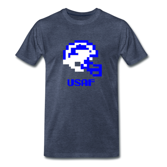 Tecmo Bowl | Air Force Classic Logo Color - heather blue