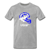 Tecmo Bowl | Air Force Distressed Logo - heather gray